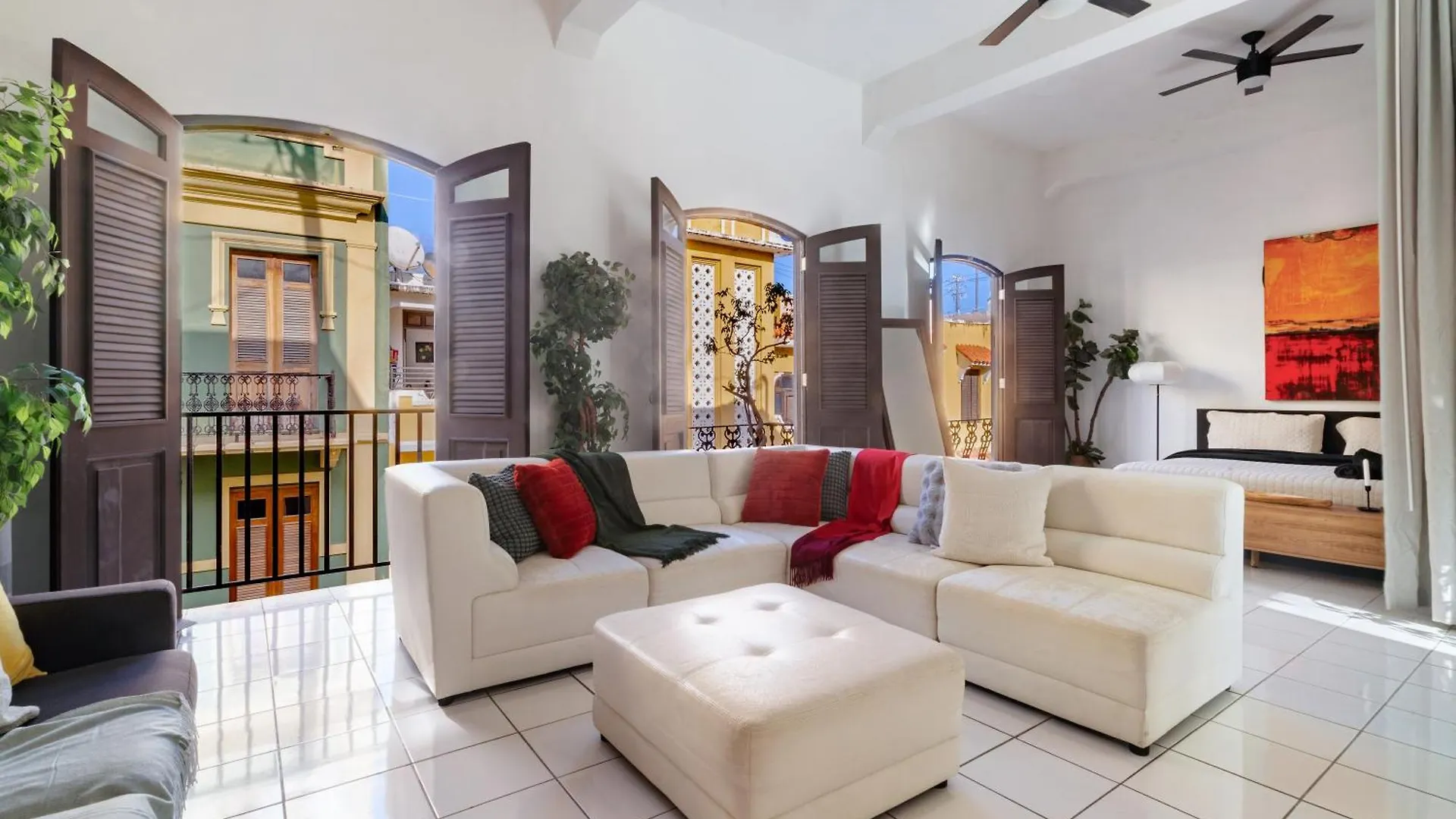 Spanish Penthouse Historic Mansion Private Patio San Juan