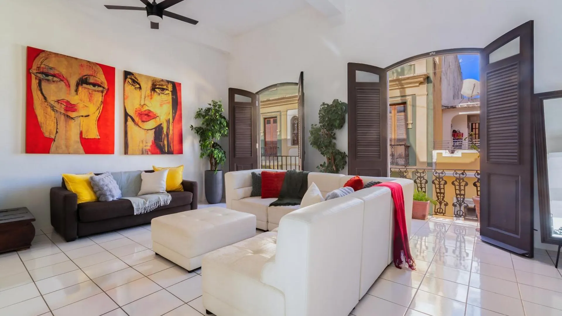 Lägenhet Spanish Penthouse Historic Mansion Private Patio San Juan